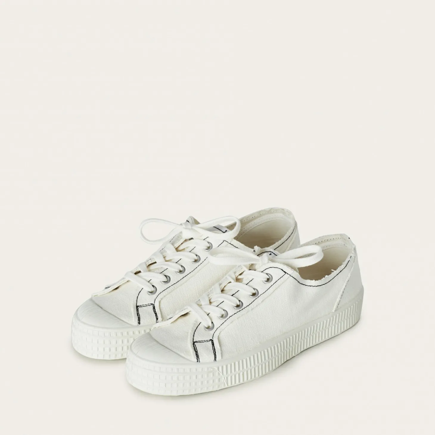 Novesta Star Master Sneakersy Damskie Vegan, Perlowy Z Czarna Nicia