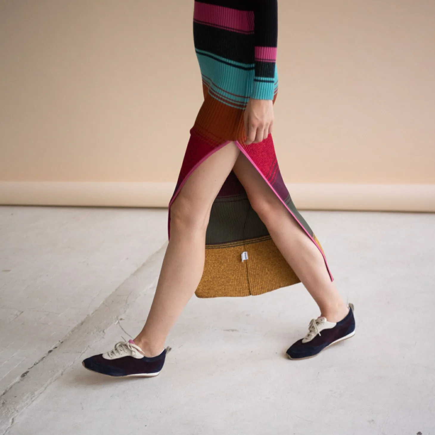 Ritza Sneakersy, Atramentowy Welur