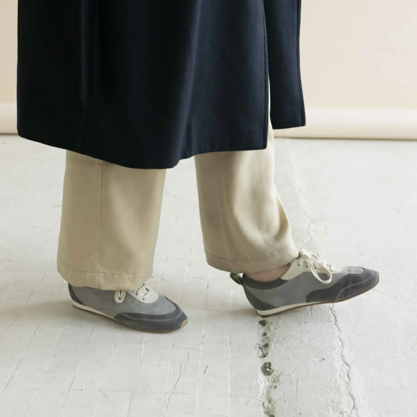 Ritza Sneakersy, Szary Welur